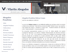 Tablet Screenshot of abogados-penalistas.vilarinoabogados.com.ar