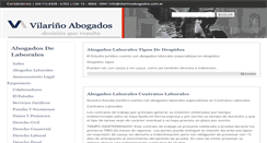 Desktop Screenshot of abogados-laborales.vilarinoabogados.com.ar