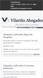 Mobile Screenshot of abogados-laborales.vilarinoabogados.com.ar